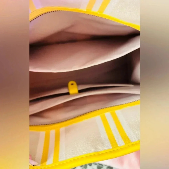 Kate Spade Market Striped Canvas Medium Tote - Picture 7 of 8